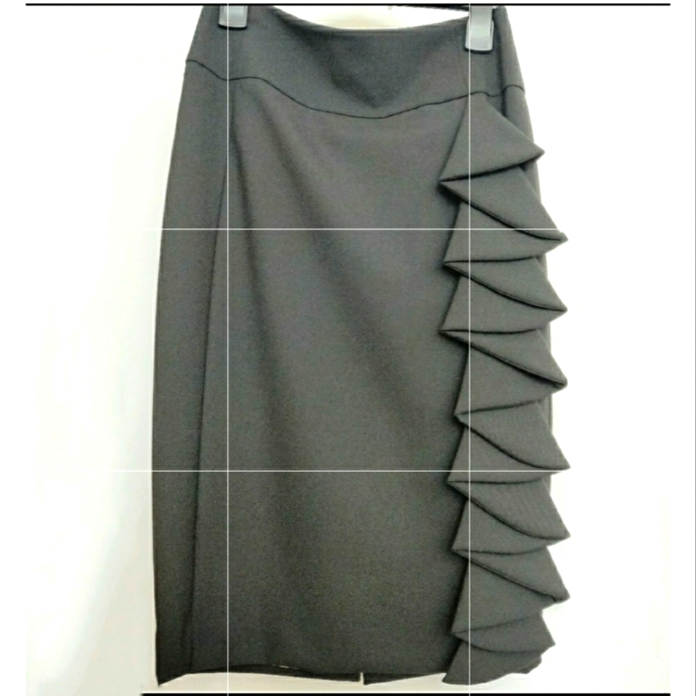 Express Pencil Skirt with Ruffle